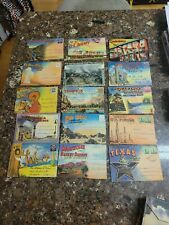 Lot Of 28 1950's Pictorial USA Cities Postcards picture