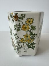 Vintage Mason's Manchu England Planter Patent Ironstone Yellow Green Floral picture