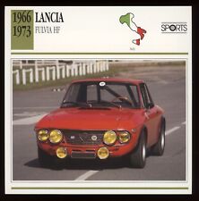 1966 - 1973  Lancia  Fulvia HF   Classic Cars Card picture