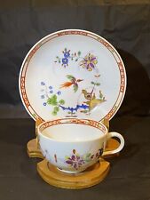 Antique Rare 18thC Meissen Porcelain Phoenix Cup And Saucer  Germany picture