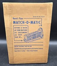 Vintage Match O Matic Match Countertop Store Display NEW  NEVER OPENED RARE  picture