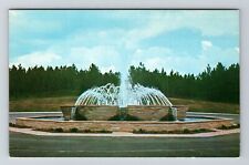LA-Louisiana, Hodges Gardens Octagon Fountain Rose Point Vintage Postcard picture