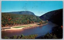 Delaware Water Gap Postcard PM PA Cancel WOB Note VTG Plastichrome Vintage 6c picture