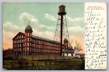 Cotton Mill No. 1 New York Mills-Antique German Postcard c1913 (NY Textiles Ind) picture