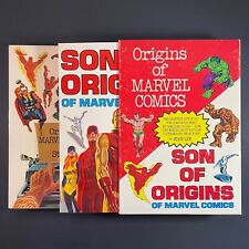 Origins + Son of Origins of Marvel Comics Slipcase TPB Stan Lee 1974 1975 set picture