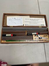 Vintage Wrico Lettering Guide for Scriber Lettering Set with Wooden Case picture