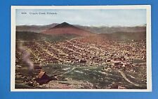 CRIPPLE CREEK COLORADO CO Aerial View Vintage Postcard picture