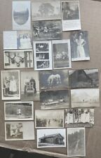 Interesting RPPC lot (21). Farming, Children, small town Post Office 1906 - 1940 picture