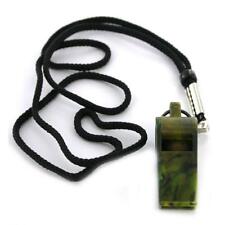 Whistle and Cord  Olive Drab Plastic picture