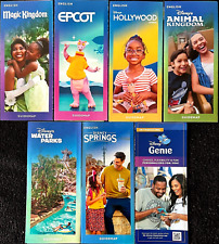 NEW 2024 Walt Disney World Theme Park Guide Maps 7 Current Maps Newest Available picture