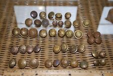 45 Antique Military Buttons picture
