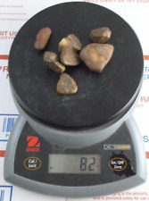 Ordinary Chrondites Meteorite Meteor Fusion Crust Magnetic Asteroid 82g grams picture