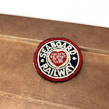 Vintage Seaboard Railway Heart Round Patch picture