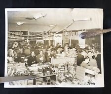 VTG 1940s -50s Department Store Interior Hoffman Easy Vision TV Promo Toys Photo picture