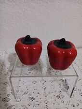 Vintage Red Bell Pepper Shakers picture