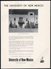1951 UNM University of New Mexico Albuquerque photo vintage print ad picture