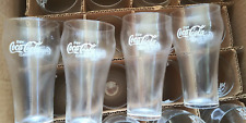 Vintage NOS Coca Cola Classic Glass 16oz. Bell Soda Glass ( Qty 4)  picture