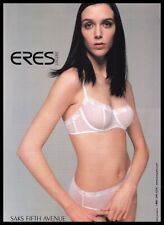 Eres Lingerie 1990s Print Advertisement Ad 1999 See Through Bra Model picture