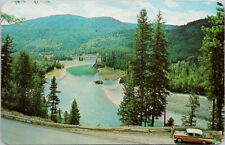 Kootenai River near Troy btwn Libby MT and Bonners Ferry ID 1060s Postcard H16 picture