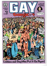GAY COMIX #4 Kitchen Sink Underground Comic First Print 1983 picture