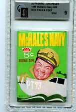1965 FLEER MCHALE'S NAVY 5 CENT WAX PACK GAI 9 MINT picture