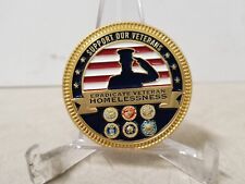 Support Our veterans Eradicate veterans Homelessness Challenge Coin picture
