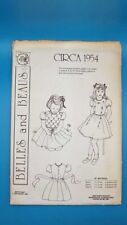Vintage 1984 ~ BELLES and BEAUS CIRCA 1954 ~ Sewing & Embroidery Pattern Uncut picture