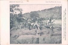 SOUTH AFRICA Transvaal Boer war crossing tugela river 1900s PC picture