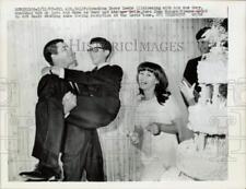 1967 Press Photo Jerry Lewis at Gary & Sara's wedding in Bel Air, California picture