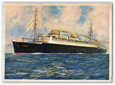 c1930's Europa Norddeutscher Bremen Steamer Ship Unposted Vintage Postcard picture