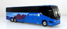 New Prevost H-345 Coach Bus Landline-United Airlines 1/87 Scale Iconic Replicas picture