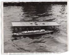 1926 Armstrong Seadrome Mid-Atlantic Floating Airport System Orig. News Photo #3 picture