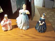 3 Vintage Royal Doulton Figurines Enchantment 1956, Bo Peep,1960, Cherie 1965 picture