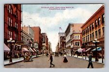 Minneapolis MN-Minnesota, Nicollet Ave East From Ninth Vintage c1911 Postcard picture