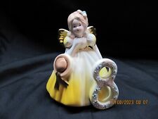 Vintage Josef Originals Birthday Girl Figurine Angel 8th Year Eight picture