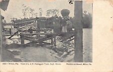 FL - 1906 Florida Hurricane Aftermath Train Depot at Milton, FLA - Santa Rosa Co picture
