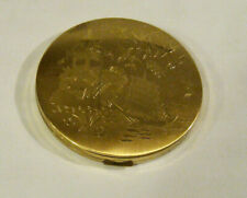 UNUSUAL MID 20TH C. “ELGIN AMERICAN” COMPACT BRIGHT-CUT ENGRAVED SCENE OF PAGODA picture