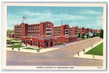 c1940's General Electric Co. Office Building View People Bridgeport CT Postcard picture