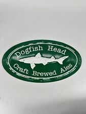 Dogfish Head Brewery Metal Sign Tacker Green 15