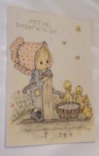 Vintage Betsey Clark greeting card with sparkle, 