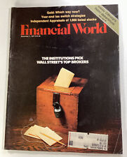 Financial World Magazine Vtg 1977 Rare Ads Top Brokers CITI Bonds Esmark Swift picture