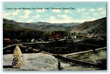 c1910 Liberty Cap Mammoth Hot Springs Yellowstone National Park Wyoming Postcard picture