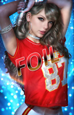 FEMALE FORCE: TAYLOR SWIFT - SHIKARII JERSEY ART ONLY FOIL - LE 100 picture