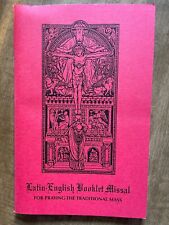 New Latin-English Booklet Missal For Praying The Traditional Mass picture