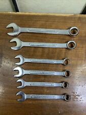 Nice Vintage Set Of 6 ABC Japan Metric Combination Wrenches. 9-15mm NO 13, picture