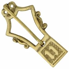 Set of 10 Monogramed Medieval Middle Ages Hand Forged Renaissance Brass Buckle  picture