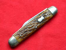 Rare Vintage  1921-35 Wabash Cutlery co Terre Haute Ind. Bone knife picture