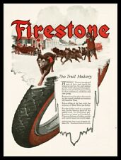 1917 Firestone Tires Original Magazine Ad picture