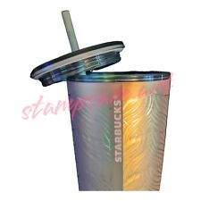 Starbucks 50th Anniversary 16oz Siren Mermaid Acrylic Frosted Tumbler Limited Ed picture