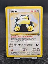 Snorlax 27/64 Non Holo Jungle Set Rare Pokemon Card Played  picture